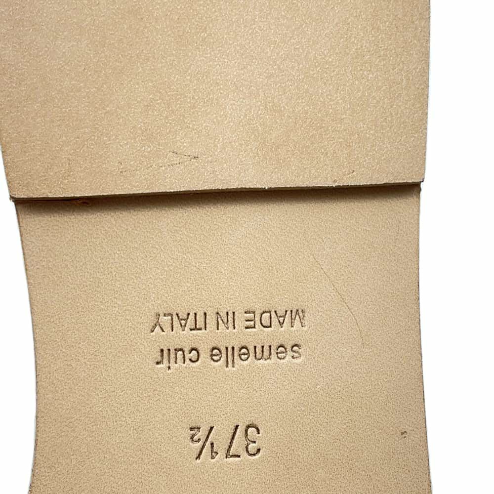 エルメス サンダル サントリーニ フラットサンダル エプソン レディースサイズ37 1/2 HERMES 靴