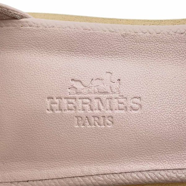 エルメス サンダル サントリーニ フラットサンダル エプソン レディースサイズ37 1/2 HERMES 靴