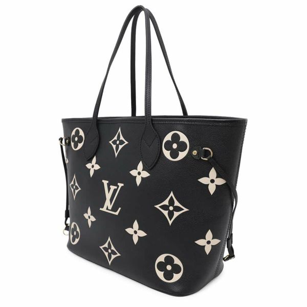 ルイヴィトン トートバッグ モノグラム・アンプラント ネヴァーフルMM M58907 黒 ブラック バイカラー