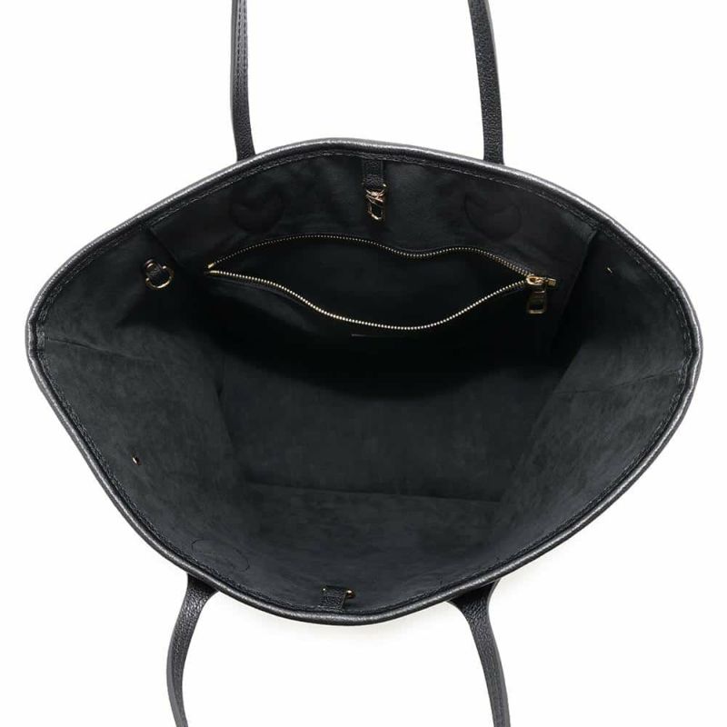 ルイヴィトン トートバッグ モノグラム・アンプラント ネヴァーフルMM M58907 黒 ブラック バイカラー