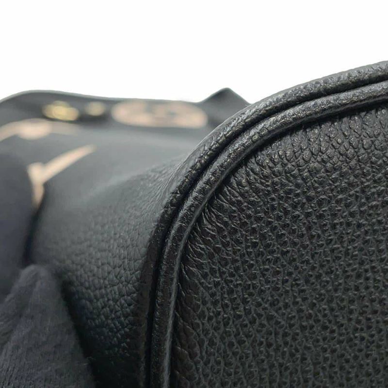 ルイヴィトン トートバッグ モノグラム・アンプラント ネヴァーフルMM M58907 黒 ブラック バイカラー