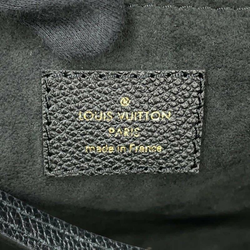 ルイヴィトン トートバッグ モノグラム・アンプラント ネヴァーフルMM M58907 黒 ブラック バイカラー