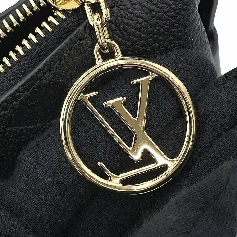 ルイヴィトン ハンドバッグ モノグラム・アンプラント ミニムーン M82391 LOUIS VUITTON 黒 ブラック