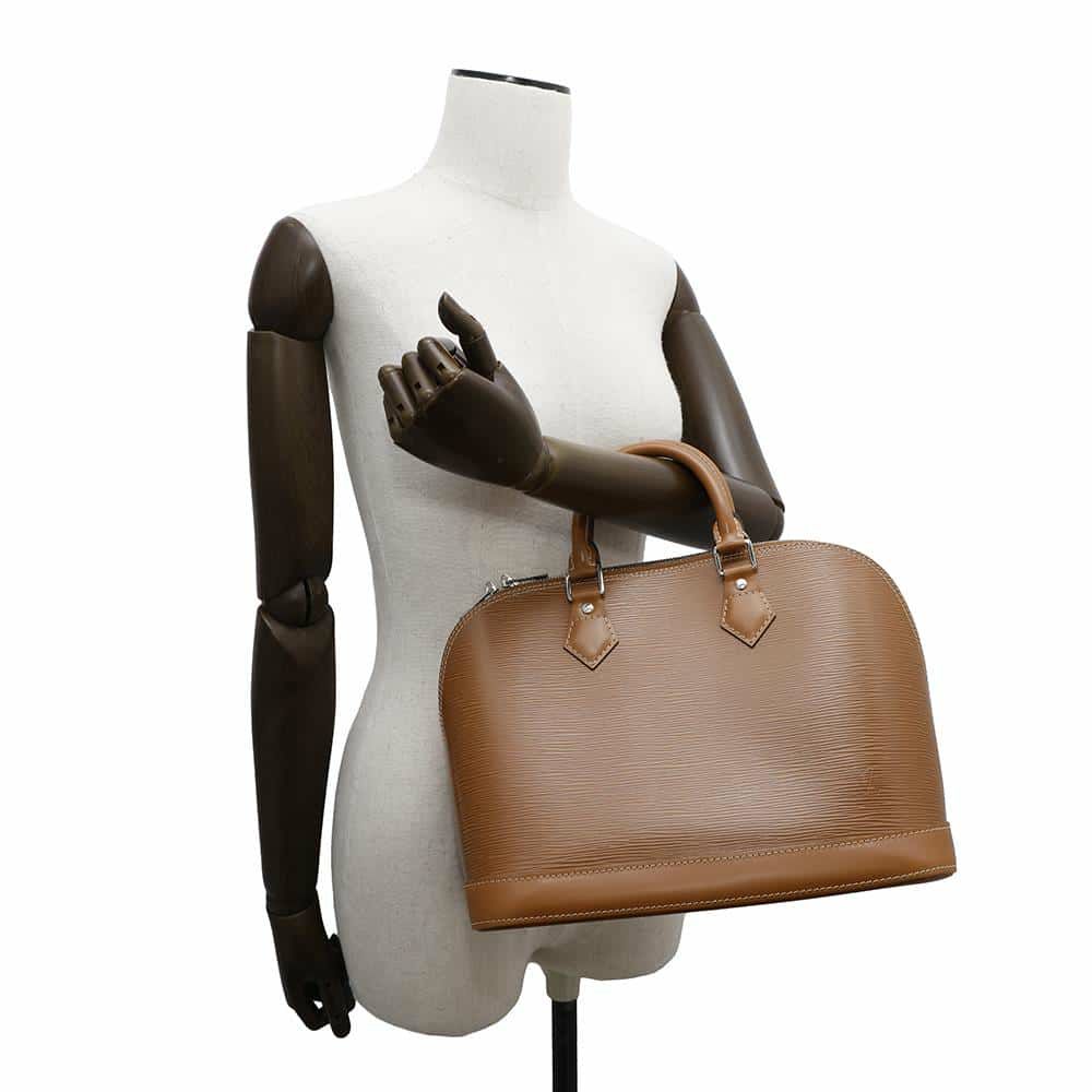 ルイヴィトン ハンドバッグ エピ アルマ M52801 LOUIS VUITTON ブラウン