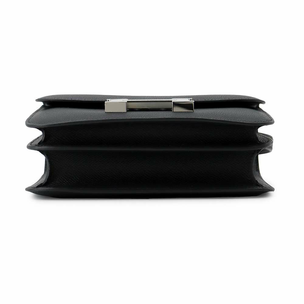 エルメス ショルダーバッグ ミニ コンスタンス3 ミロワール ブラック/シルバー金具 エプソン W刻印 HERMES Constance