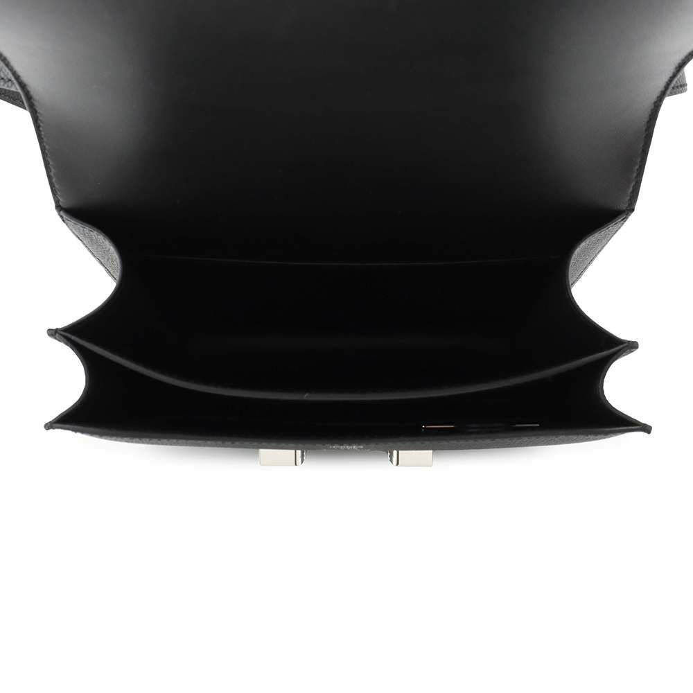 エルメス ショルダーバッグ ミニ コンスタンス3 ミロワール ブラック/シルバー金具 エプソン W刻印 HERMES Constance