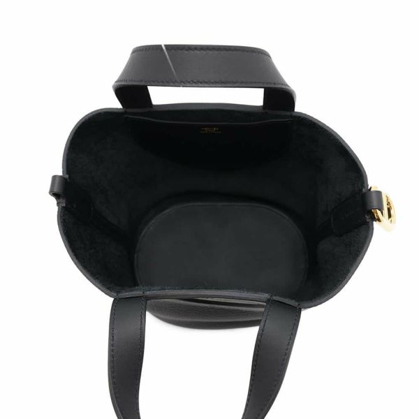 エルメス トートバッグ インザループ 18 ブラック/ゴールド金具 トリヨンクレマンス/スイフト W刻印 黒