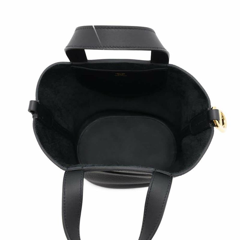 エルメス トートバッグ インザループ 18 ブラック/ゴールド金具 トリヨンクレマンス/スイフト W刻印 黒