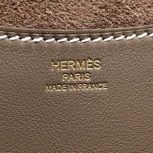 エルメス ハンドバッグ インザループ 23 エトゥープ/ゴールド金具 トリヨンクレマンス/スイフト W刻印