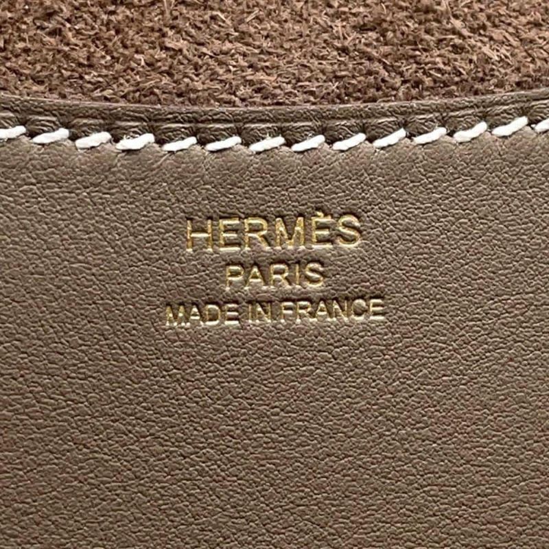 エルメス ハンドバッグ インザループ 23 エトゥープ/ゴールド金具 トリヨンクレマンス/スイフト W刻印