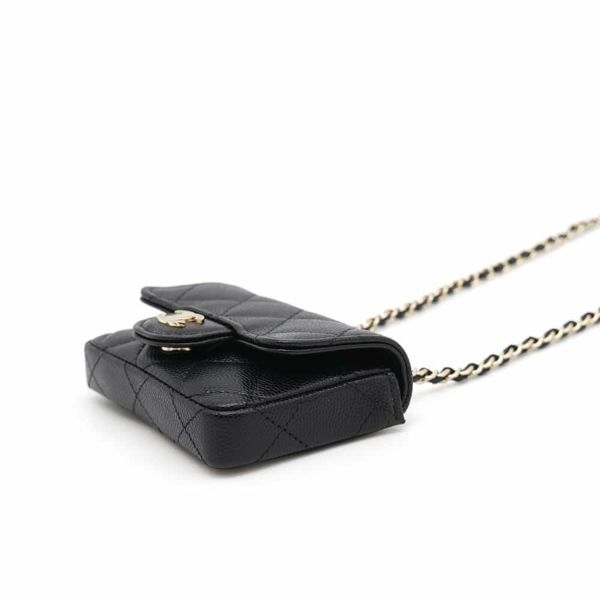 シャネル ウエストポーチ ベルトバッグ キャビアスキン AP1952 CHANEL 黒