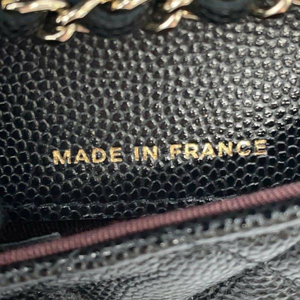 シャネル ウエストポーチ ベルトバッグ キャビアスキン AP1952 CHANEL 黒