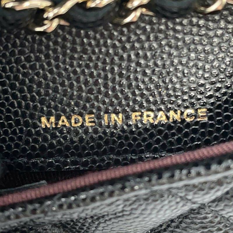 シャネル ウエストポーチ ベルトバッグ キャビアスキン AP1952 CHANEL 黒