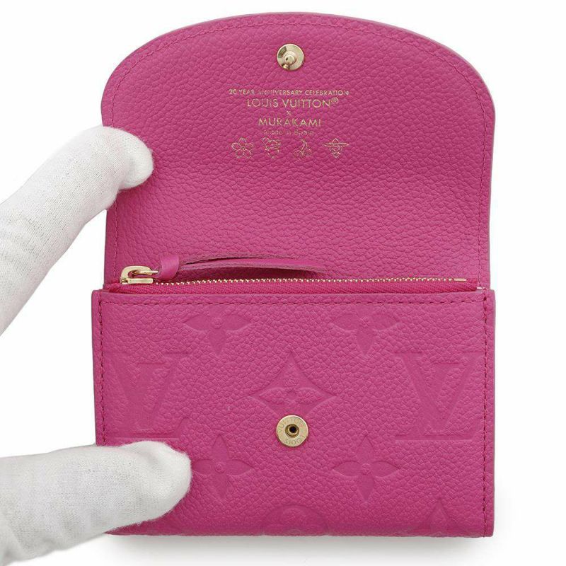 ルイヴィトン コインケース モノグラム・アンプラント LV × TM ポルトモネ・ロザリ M14086 村上隆 コラボ