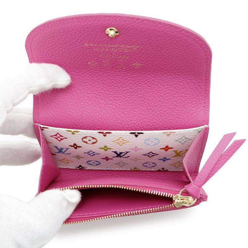 ルイヴィトン コインケース モノグラム・アンプラント LV × TM ポルトモネ・ロザリ M14086 村上隆 コラボ