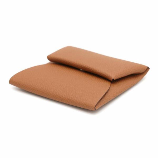 エルメス コインケース バスティア ゴールド エプソン W刻印 HERMES 財布
