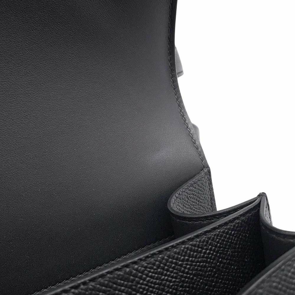 エルメス ショルダーバッグ コンスタンス3 24 ブラック/ゴールド金具 エプソン X刻印 黒