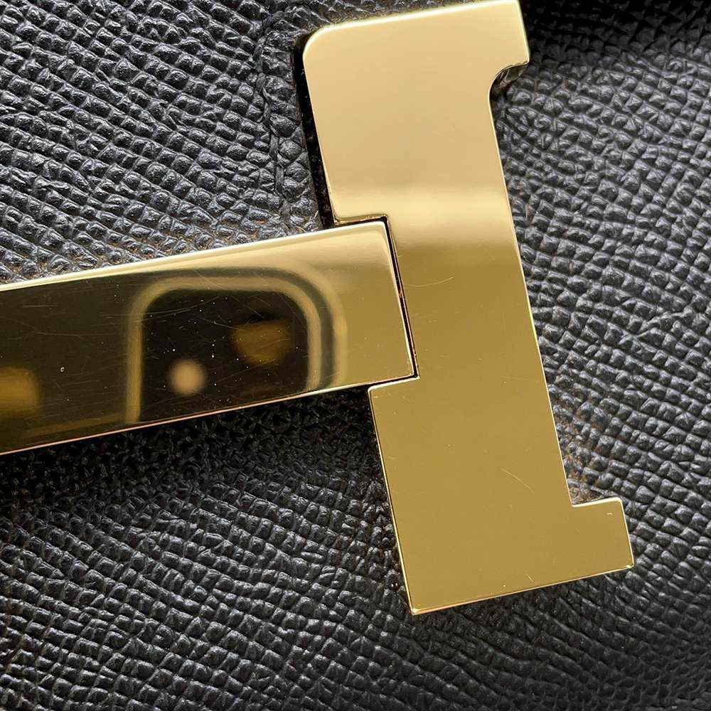 エルメス ショルダーバッグ コンスタンス3 24 ブラック/ゴールド金具 エプソン X刻印 黒