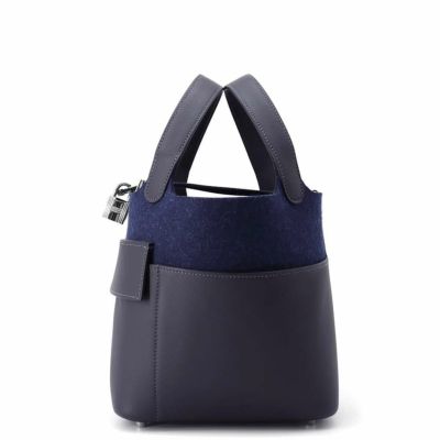 エルメス ハンドバッグ ピコタンロックMM グリペール/ゴールド