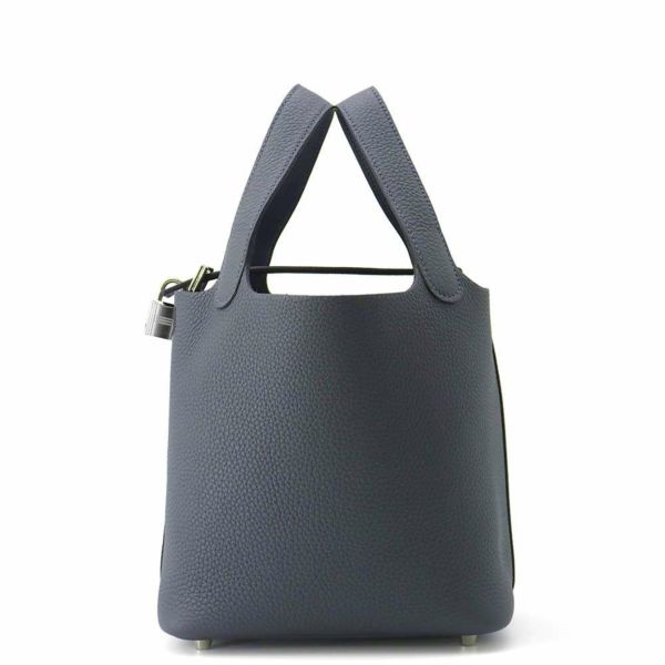 エルメス ハンドバッグ ピコタンロックPM グリミスティ/シルバー金具 トリヨンクレマンス K刻印 HERMES トートバッグ