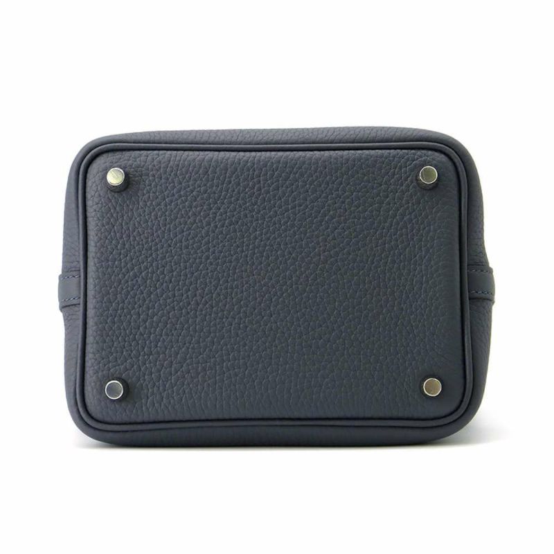 エルメス ハンドバッグ ピコタンロックPM グリミスティ/シルバー金具 トリヨンクレマンス K刻印 HERMES トートバッグ