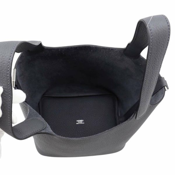 エルメス ハンドバッグ ピコタンロックPM グリミスティ/シルバー金具 トリヨンクレマンス K刻印 HERMES トートバッグ