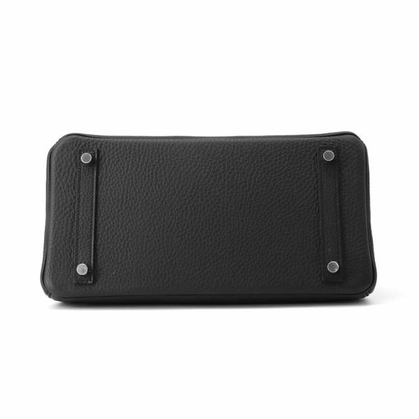 エルメス バーキン30 ブラック/シルバー金具 トゴ K刻印 HERMES Birkin ハンドバッグ