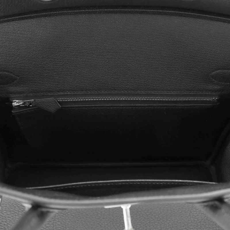 エルメス バーキン30 ブラック/シルバー金具 トゴ K刻印 HERMES Birkin ハンドバッグ