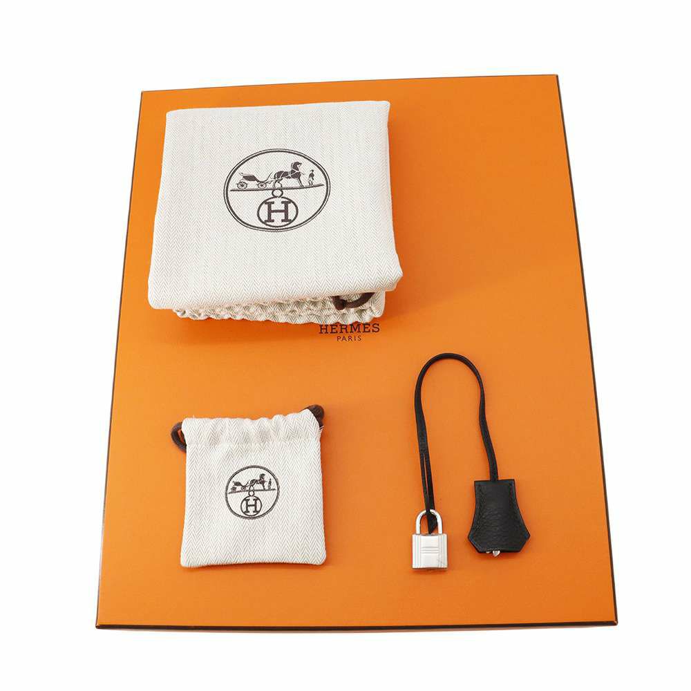 エルメス バーキン30 ブラック/シルバー金具 トゴ K刻印 HERMES Birkin ハンドバッグ