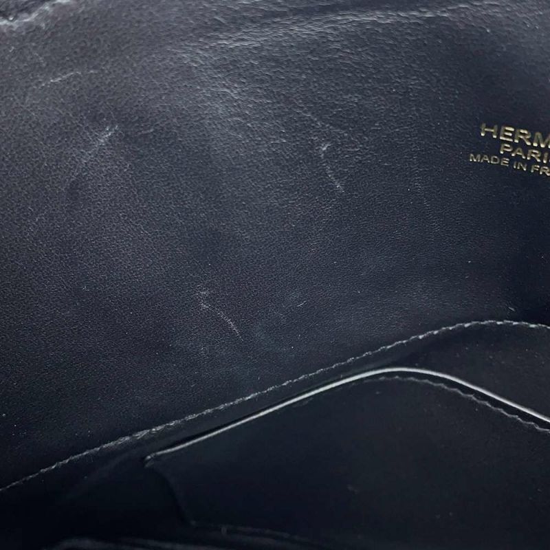 エルメス ハンドバッグ ボリード27 ブラック/ゴールド金具 エプソン C刻印 2wayショルダー