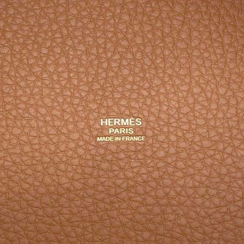 エルメス ハンドバッグ ピコタンロックMM ゴールド/ゴールド金具 トリヨンクレマンス W刻印