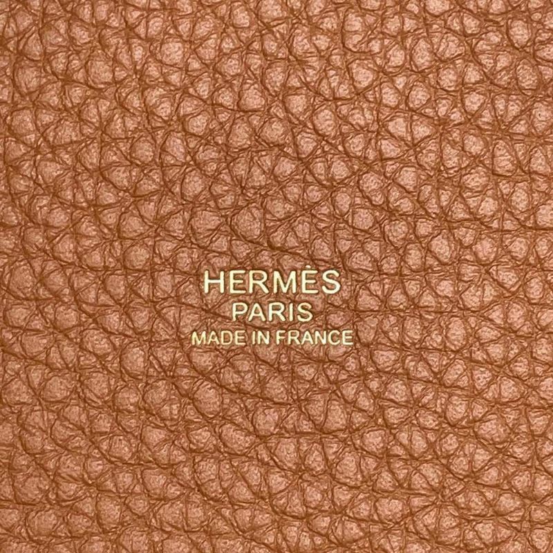 エルメス ハンドバッグ ピコタンロックMM ゴールド/ゴールド金具 トリヨンクレマンス W刻印