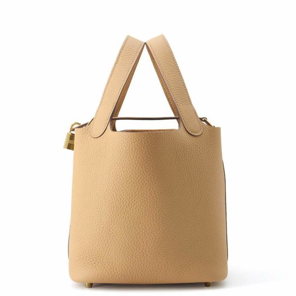 HERMES エルメス ピコタン ロック PM ビスキュイ ゴールド金具 HERMES ピコタン ロックPM トリヨンクレマンス ビスキュイ