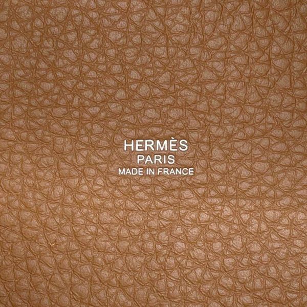 エルメス ハンドバッグ ピコタンロックPM ゴールド/シルバー金具 トリヨンクレマンス W刻印