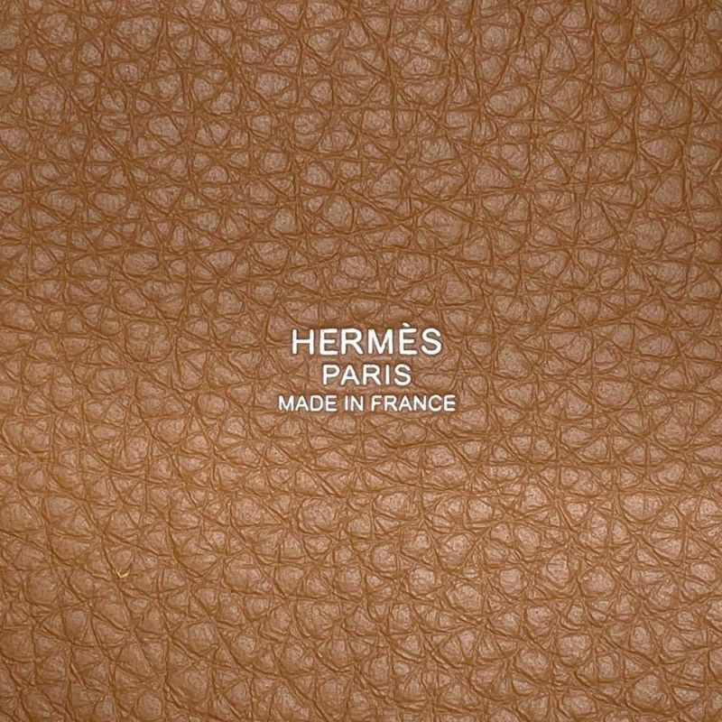 エルメス ハンドバッグ ピコタンロックPM ゴールド/シルバー金具 トリヨンクレマンス W刻印