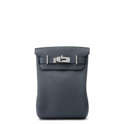 エルメス ボディバッグ ケリー アッカドPM グリミスティ/シルバー金具 トゴ W刻印 HERMES メンズ 安心保証