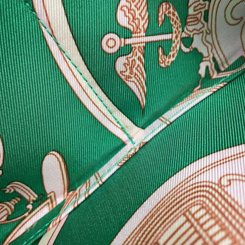 エルメス 長財布 アザップロング シルクイン ゴールド/シルバー金具 エプソン U刻印 HERMES 財布