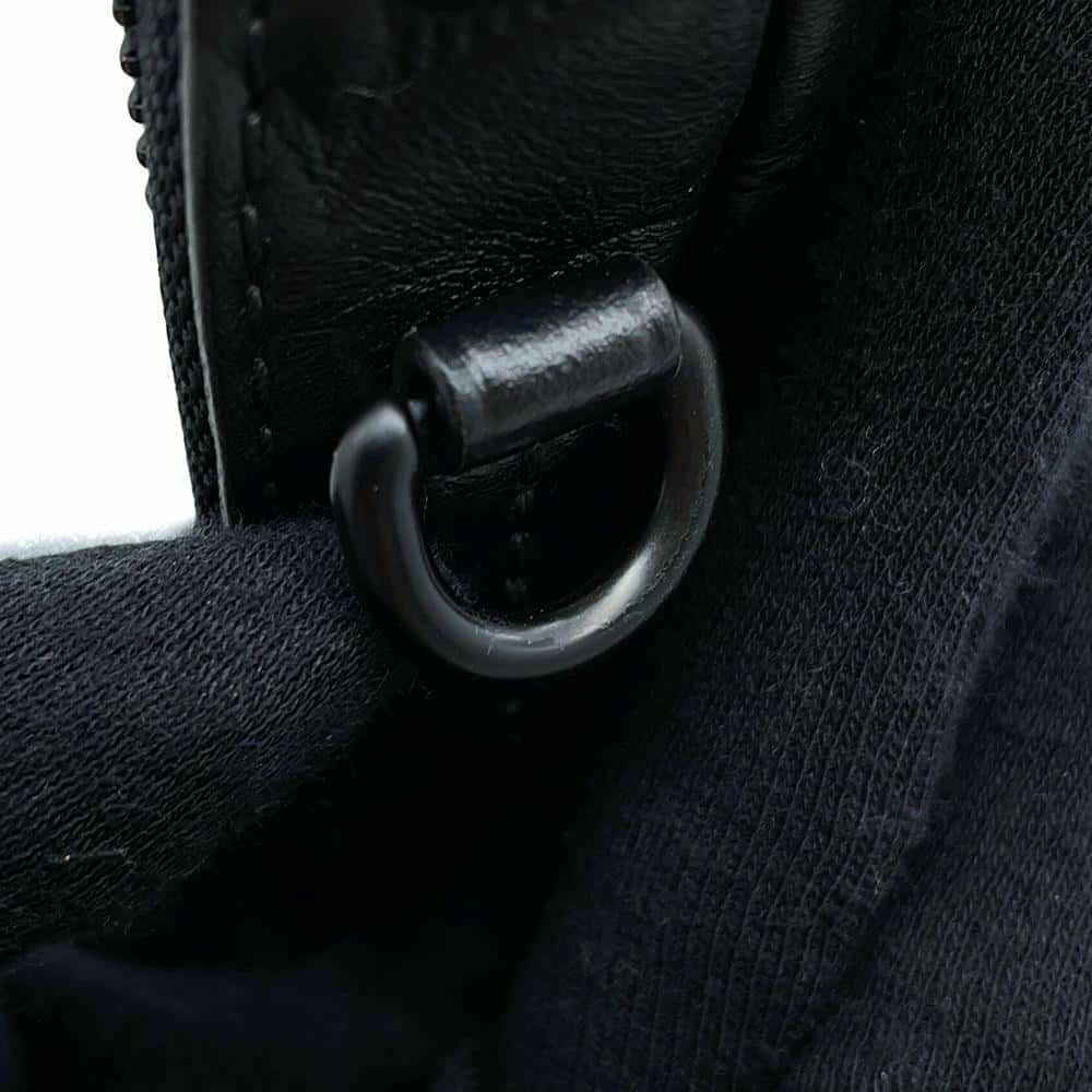 ルイヴィトン ショルダーバッグ モノグラム・シャドウ ダブル・フォンポーチ M81323 LOUIS VUITTON ブラック 黒