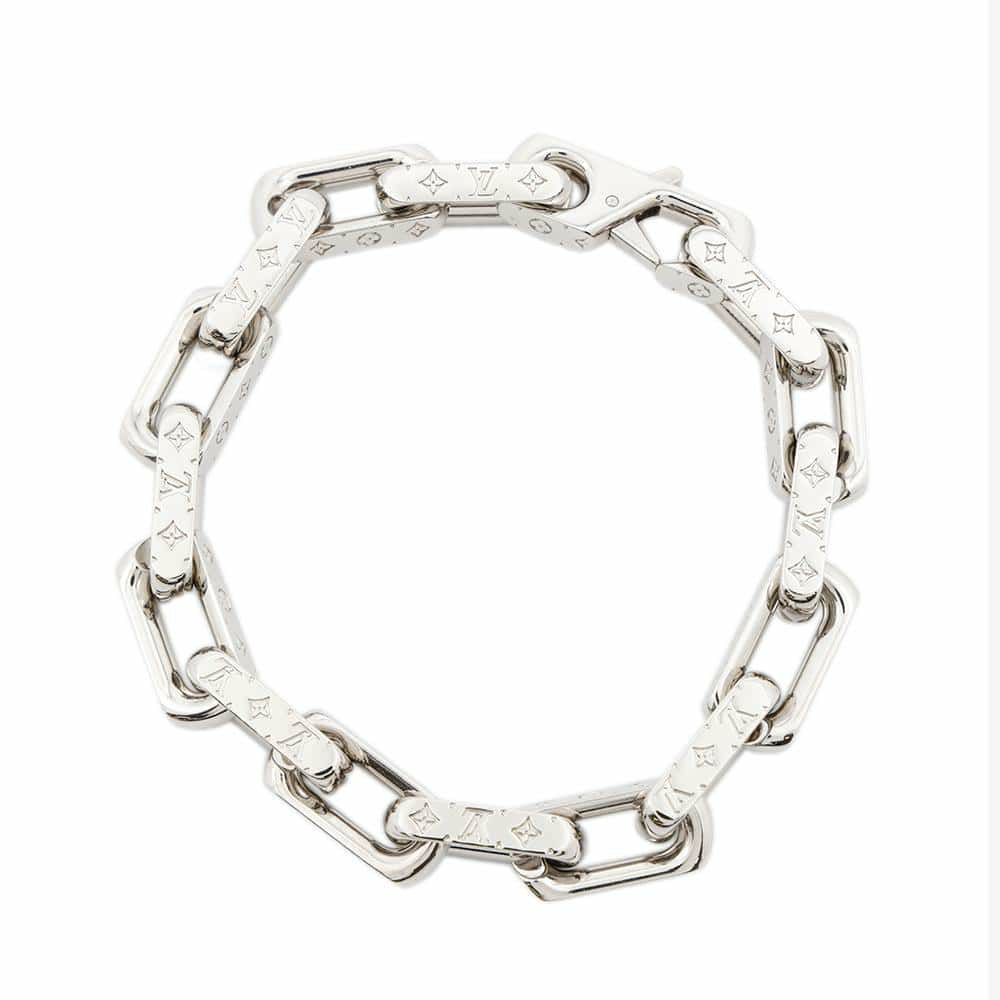 ルイヴィトン ブレスレット コリエ モノグラム チェーンブレスレット サイズL M64224 LOUIS VUITTON アクセサリー