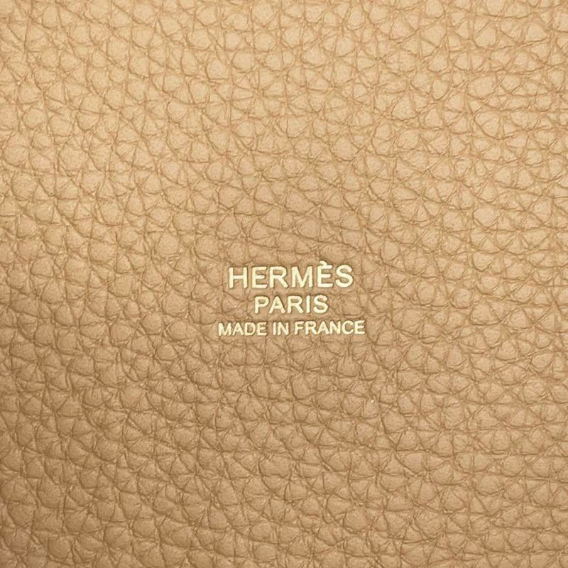 エルメス ハンドバッグ ピコタンロックPM ビスキュイ/ゴールド金具 トリヨンクレマンス W刻印