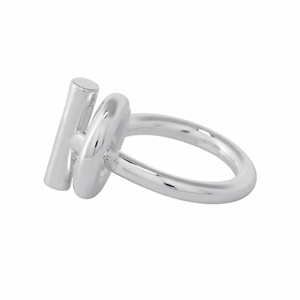 エルメス リング エシャペ MM SV925シルバー リングサイズ50 HERMES ジュエリー 指輪 Echapee