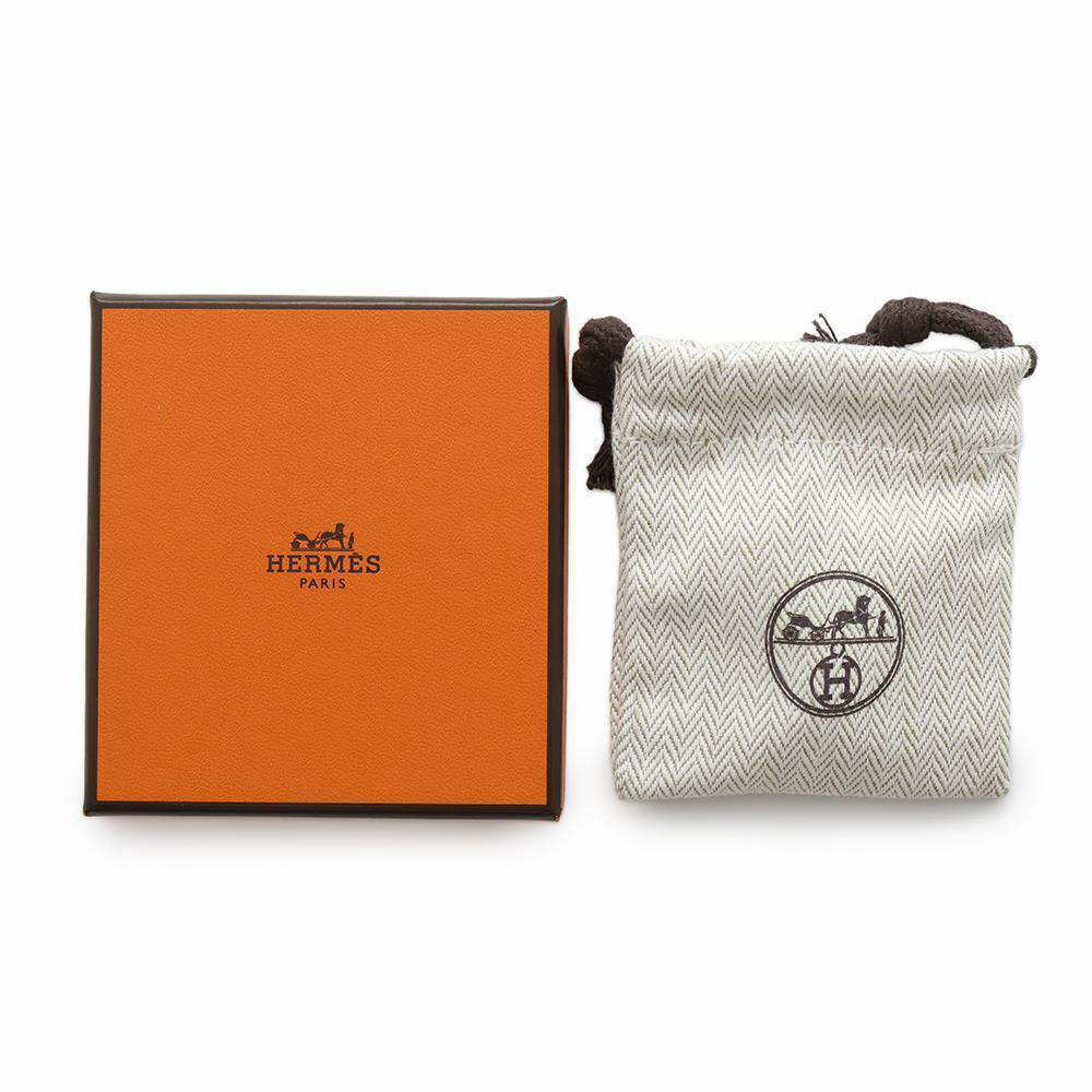 エルメス ピアス ミニ・ポップアッシュ マロングラッセ/ピンクゴールド金具 Hモチーフ HERMES Pop H ポップH