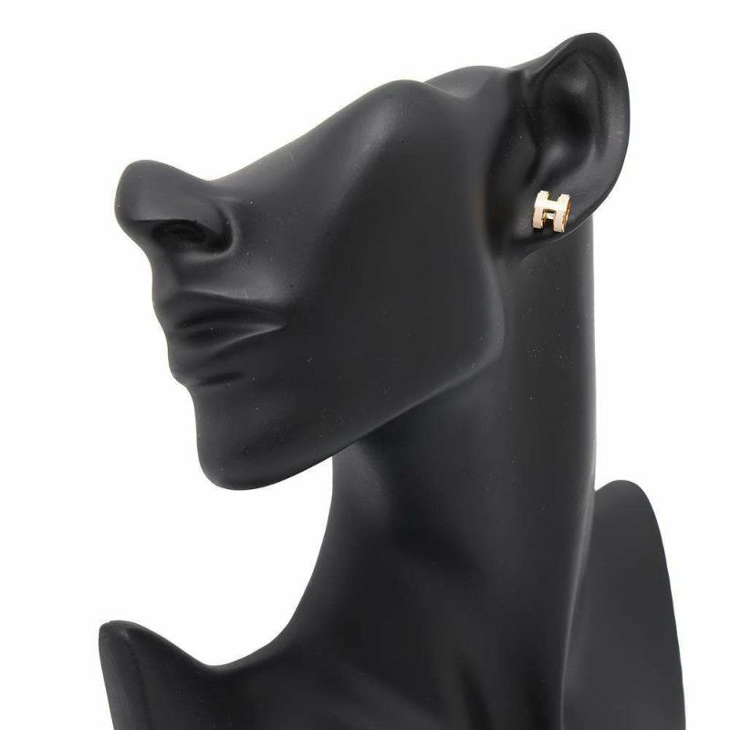 エルメス ピアス ミニ・ポップアッシュ ローズドラジェ/ゴールド金具 HERMES アクセサリー