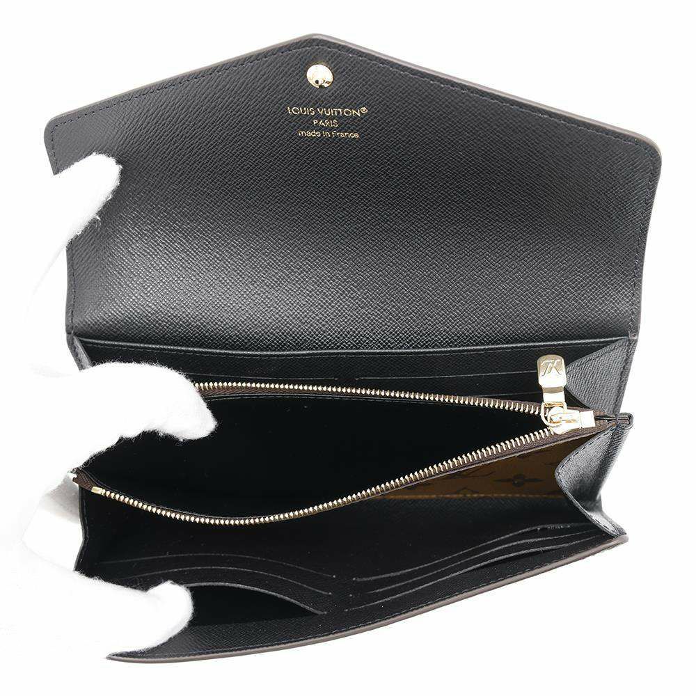 ルイヴィトン 長財布 モノグラム・ジャイアント モノグラム・リバース ポルトフォイユ・サラ M80726 ブラック 黒