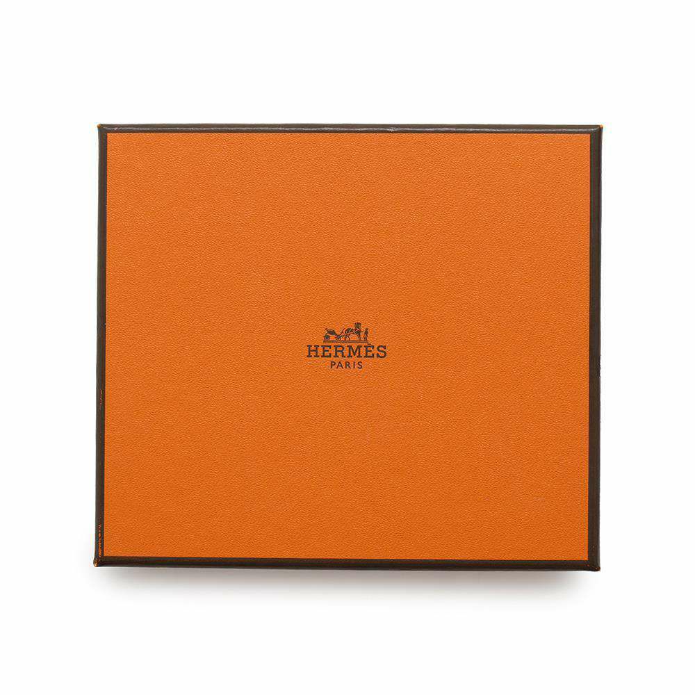 エルメス 二つ折り財布 シチズンツイル コンパクト ブラック エプソン B刻印 HERMES 財布 メンズ 黒