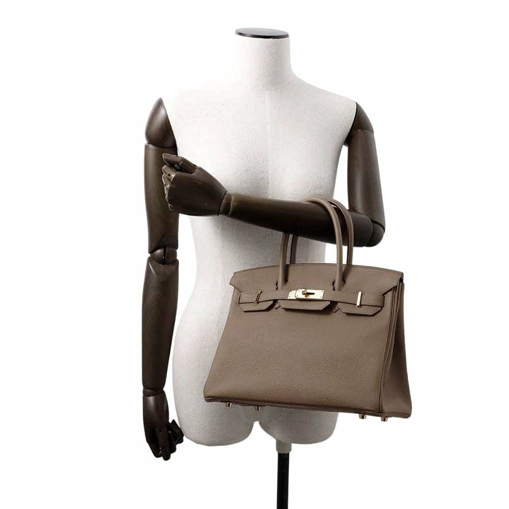 エルメス バーキン30 ツンドラ/ゴールド金具 トゴ B刻印 HERMES Birkin ハンドバッグ
