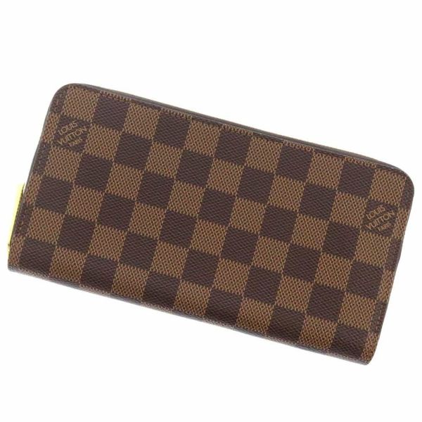 ルイヴィトン 長財布 ダミエ ジッピー・ウォレット N60046 LOUIS VUITTON ヴィトン 財布 ローズ・バレリーヌ