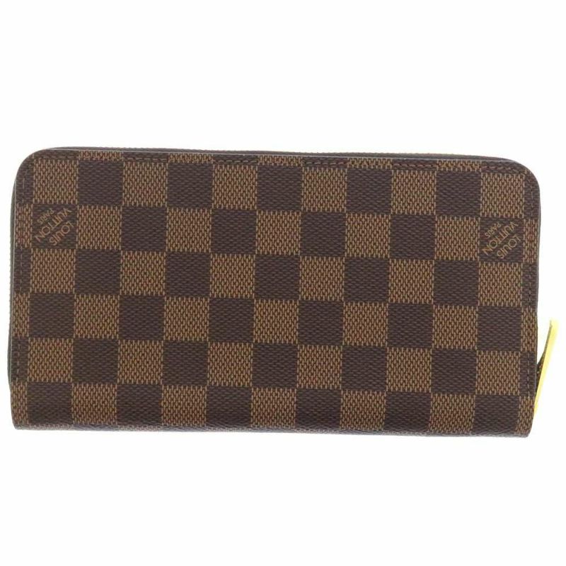 ルイヴィトン 長財布 ダミエ ジッピー・ウォレット N60046 LOUIS VUITTON ヴィトン 財布 ローズ・バレリーヌ