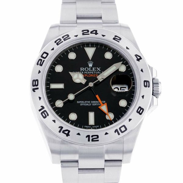 ロレックス エクスプローラー2 216570 ROLEX 腕時計 黒文字盤