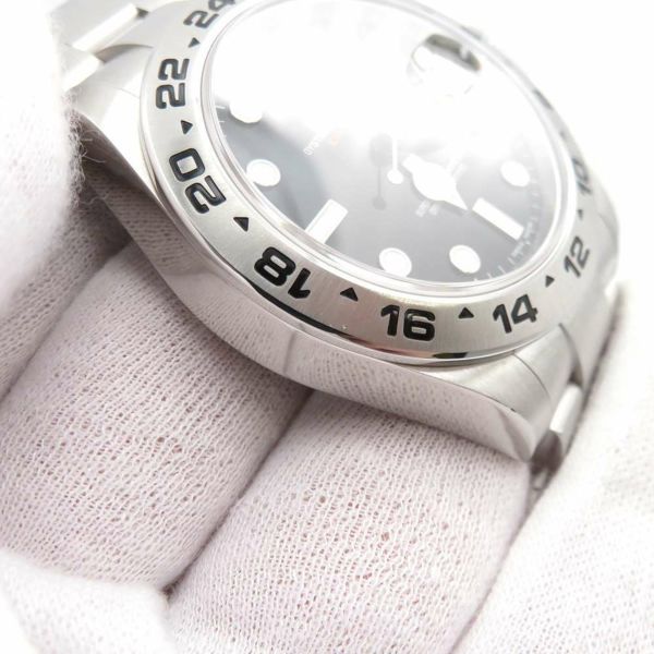 ロレックス エクスプローラー2 216570 ROLEX 腕時計 黒文字盤